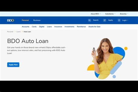 bdo book a visit|Auto Loan .
